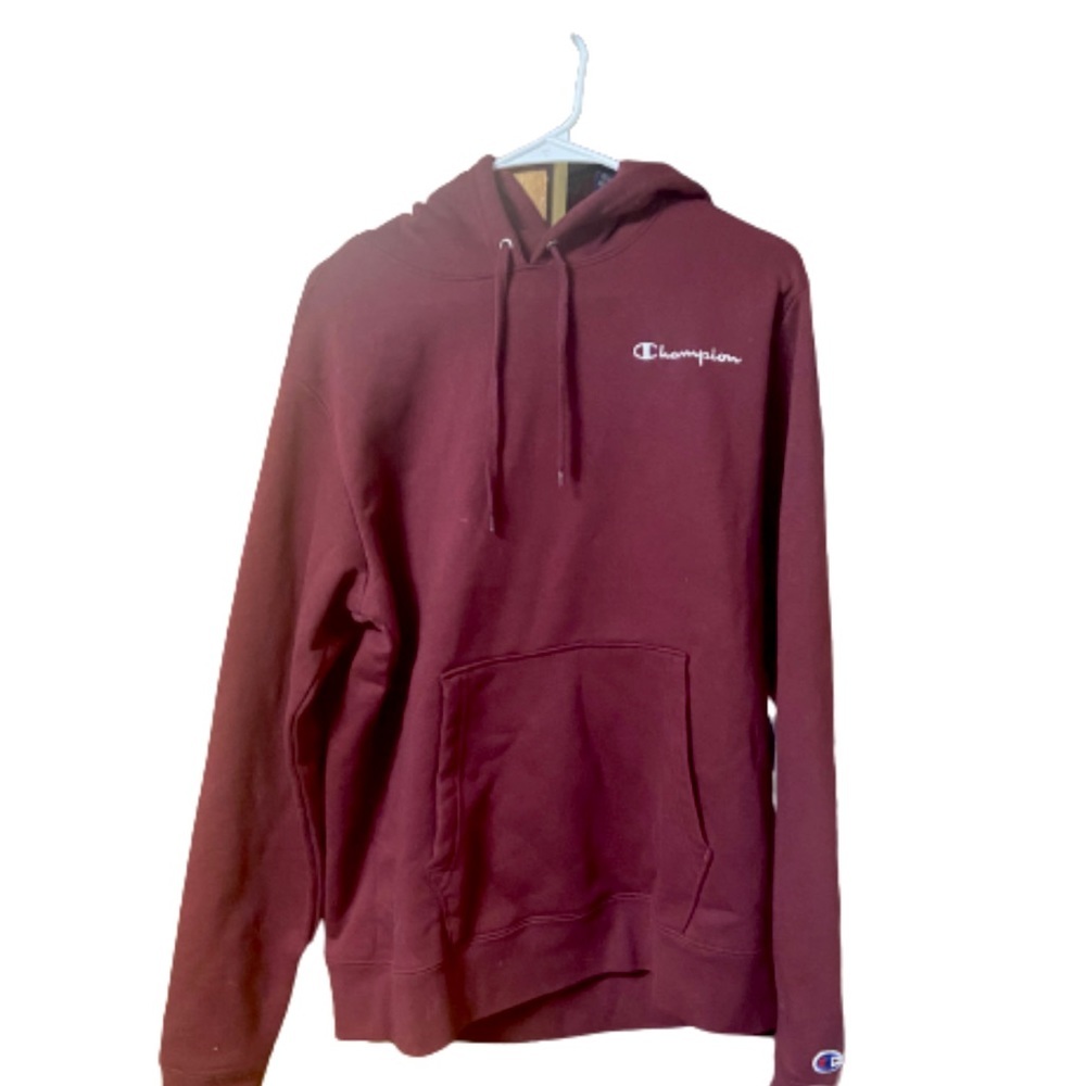 (SOLD) Mens Champion Spellout Hoodie - Picture 1 of 4